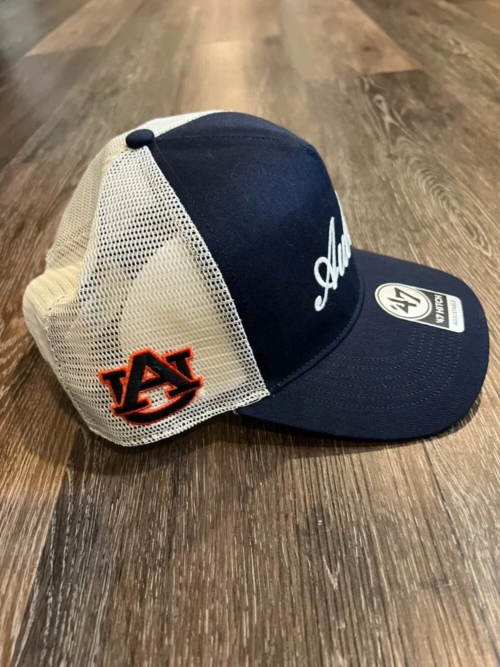 Auburn Tigers ’47 Hitch Trucker Hat Navy Cream OSFA NWT